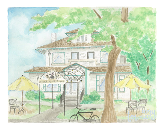 Little Bird Bakeshop Print